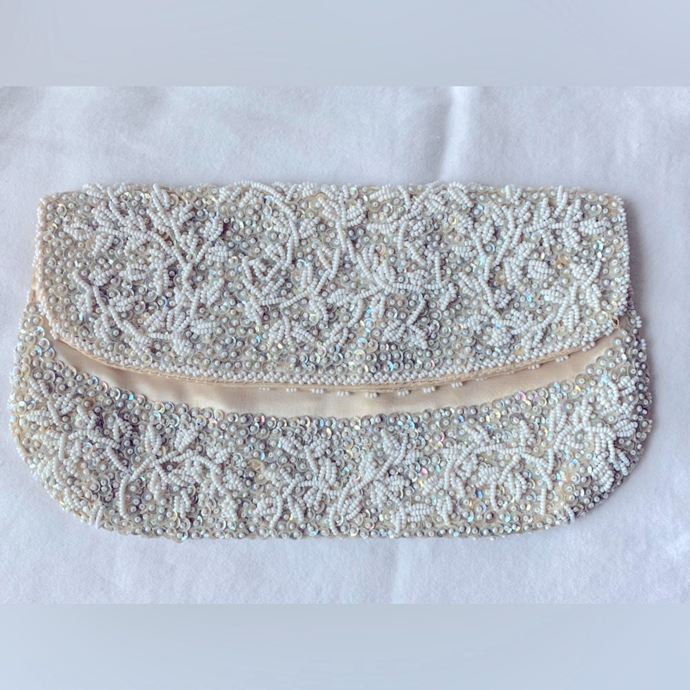 Lot of 3 Vintage Beaded Evening Bags 1940s